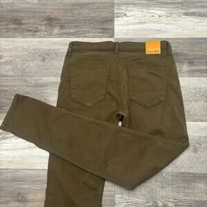 Du/er Green Mens 34x33 No Sweat N2X Slim Fit Stretch Performance Denim Jeans